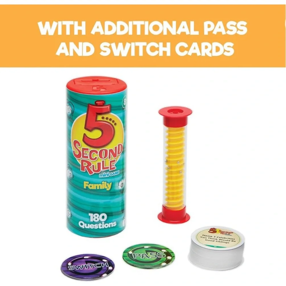5 Second Rule Game Family Edition (Mini Tube)